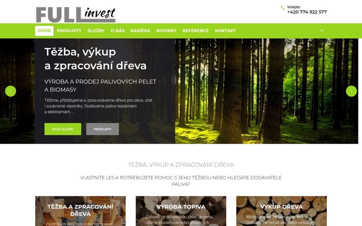 Kuvakaappaus sivustosta drevo-servis.cz