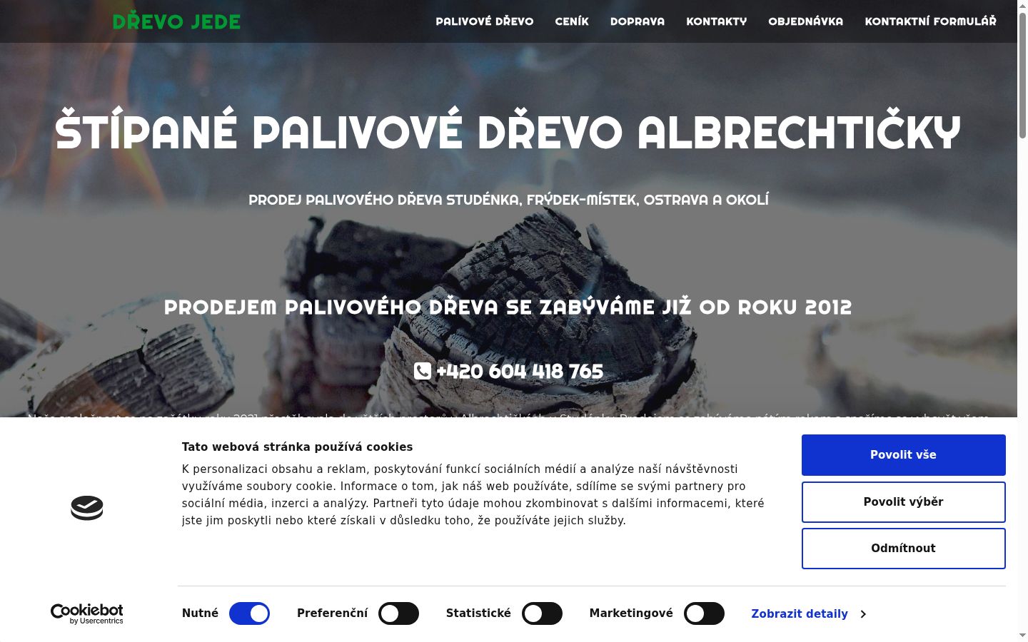 Sutikimo reklamjuostės, rodytos prieš bet kokią sąveiką, ekrano kopija