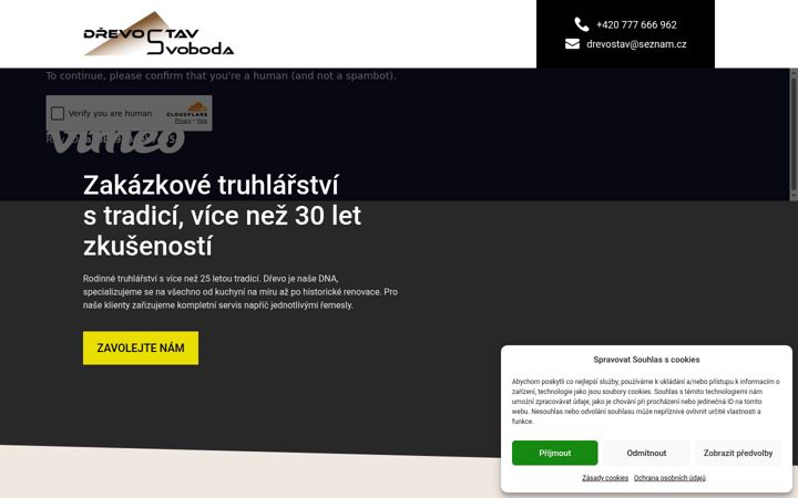 Snímek obrazovky drevostavsvoboda.cz