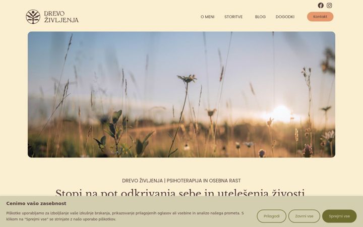 Screenshot of drevozivljenja.net