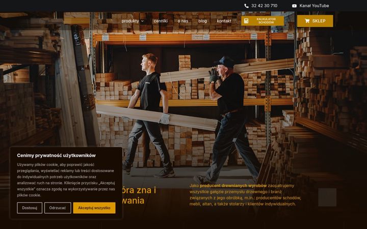 Captura de pantalla de drew-holz.com.pl