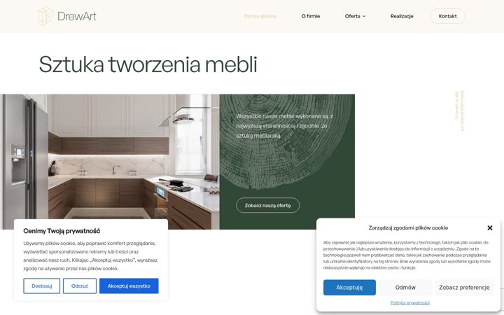 Captura de pantalla de drewartuslugi.pl