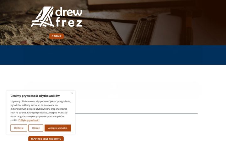 Ekrānuzņēmums no drewfrez.pl