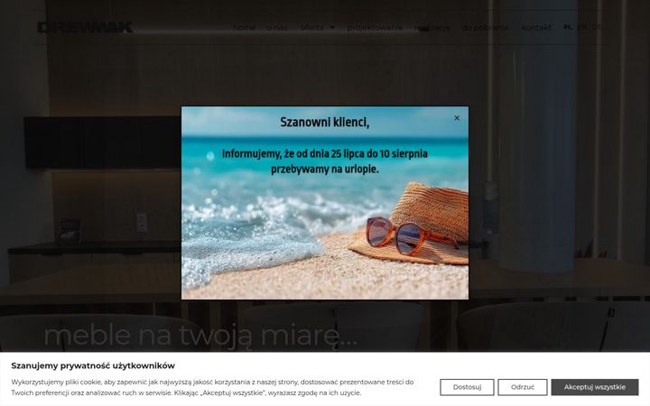 Ekrānuzņēmums no drewmak.com.pl