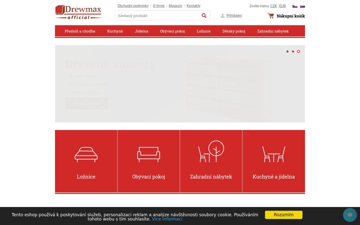 Snímek obrazovky drewmaxcz.cz