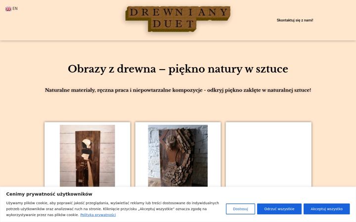 Captura de ecrã de drewnianyduet.pl