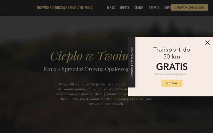 Screenshot of drewno-kominkowe.net