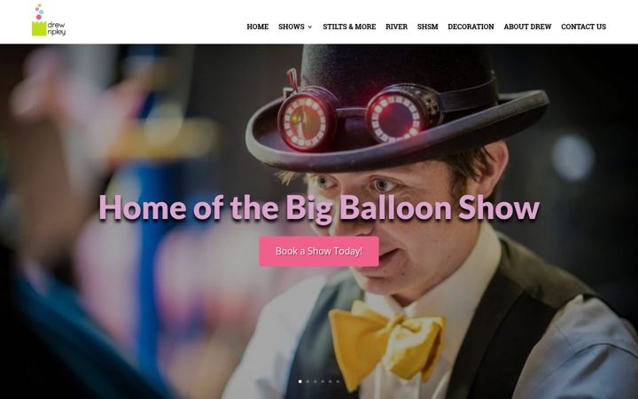 Screenshot of drewripley.com