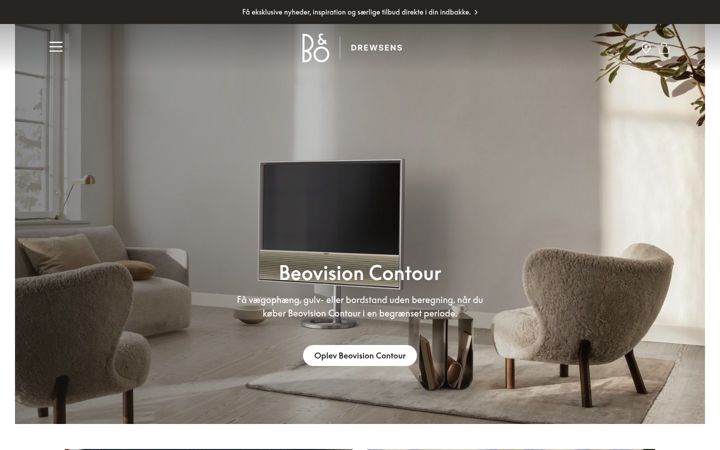 Screenshot of drewsens.com