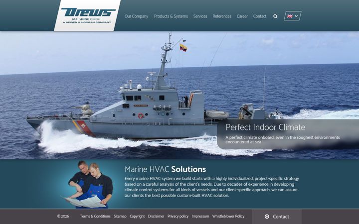 Screenshot of drewsmarine.com