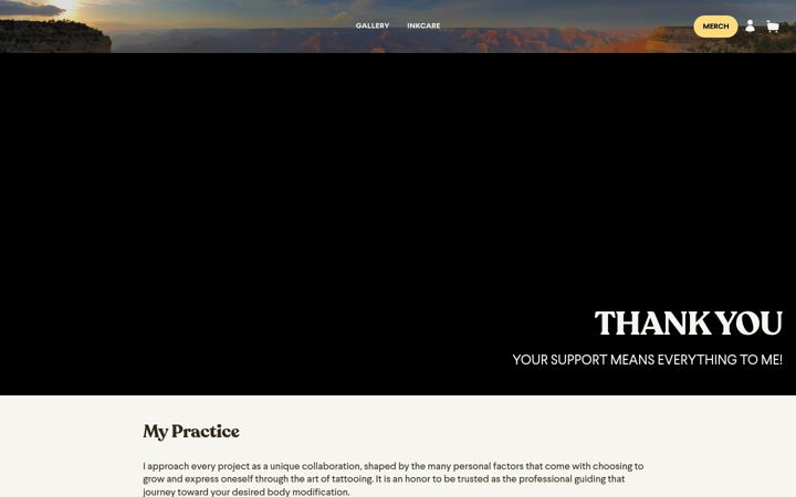 Screenshot of drewtatu.com