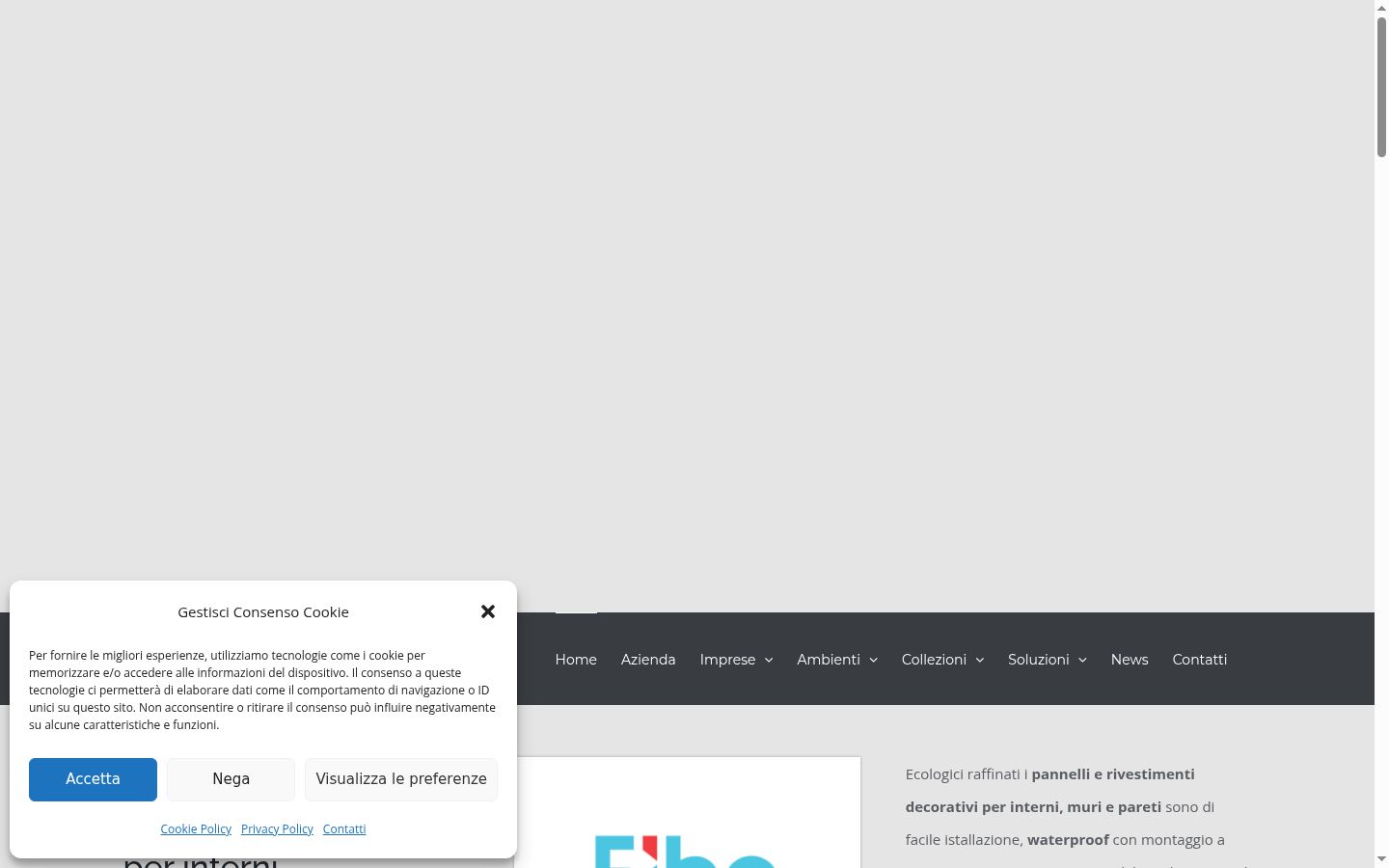 Screenshot des Einwilligungsbanners vor jeglicher Interaktion