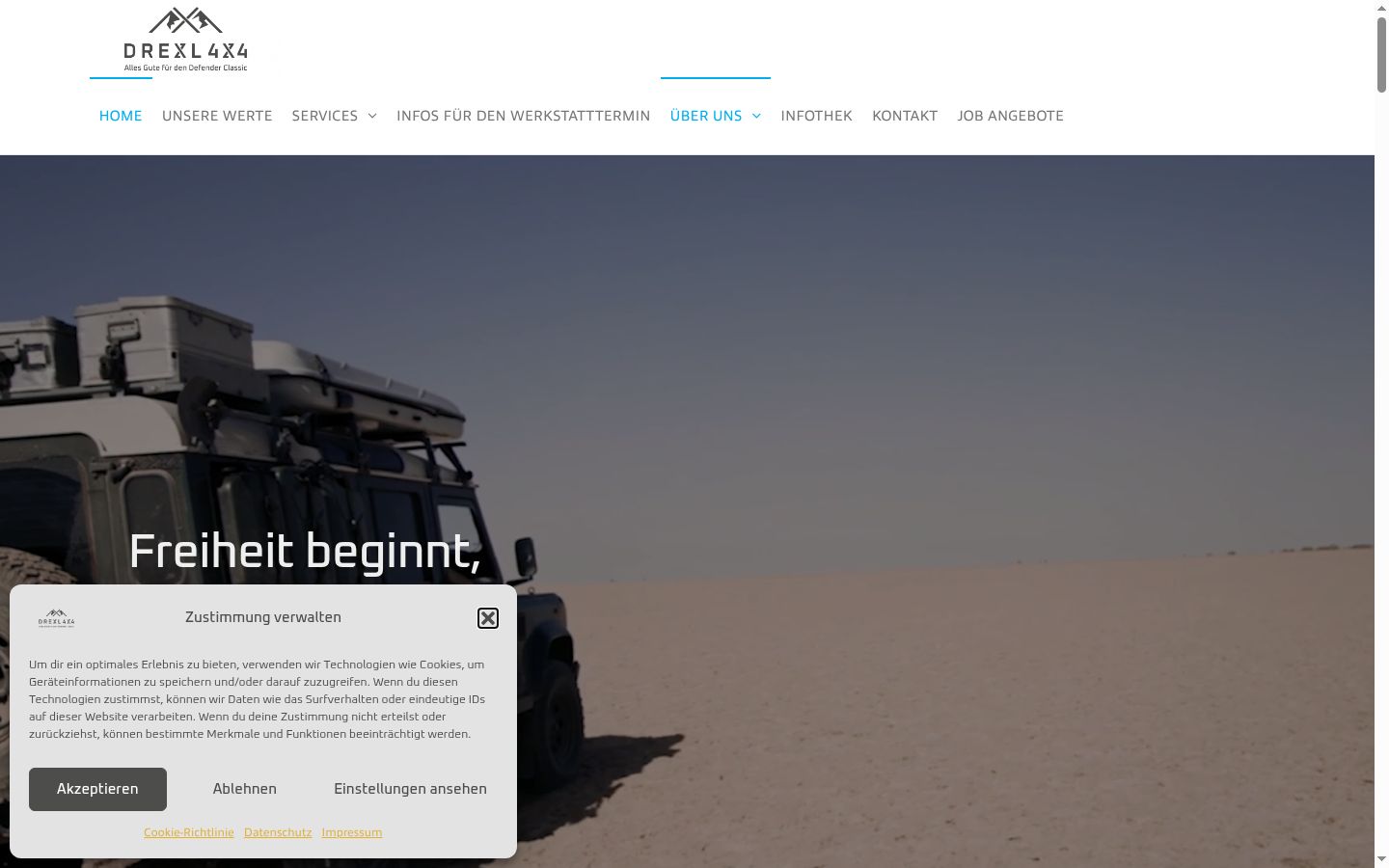 Screenshot tal-banner tal-kunsens muri qabel kwalunkwe interazzjoni