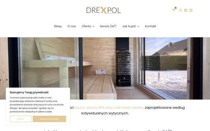 Ekrano kopija drexpol.eu