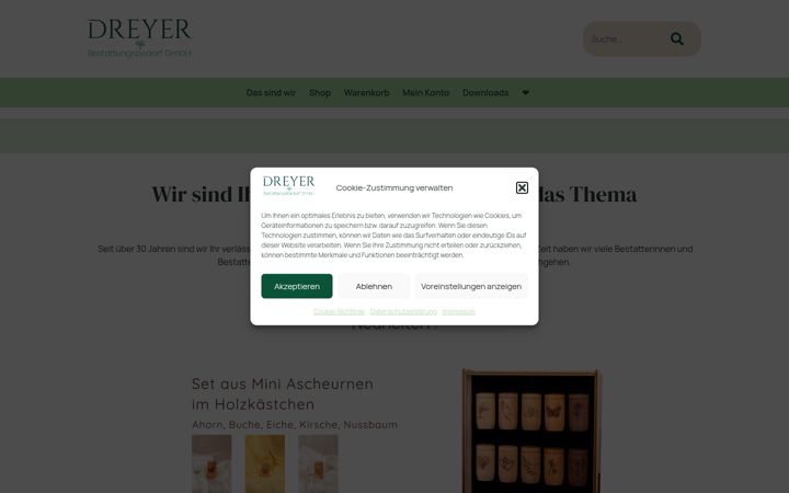 Screenshot of dreyer-grosshandel.de