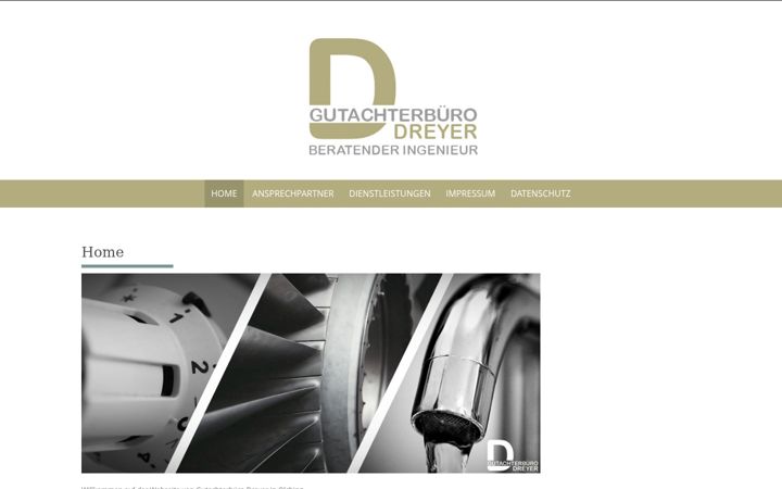 Screenshot of dreyer-gutachterbuero.de