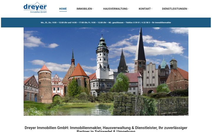 Screenshot of dreyer-immo.de