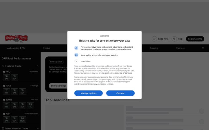Screenshot ta' drf.com