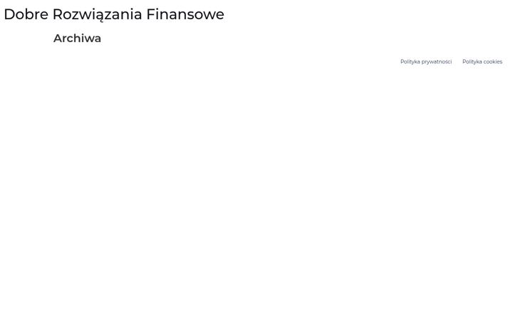 Captura de ecrã de drf.pl