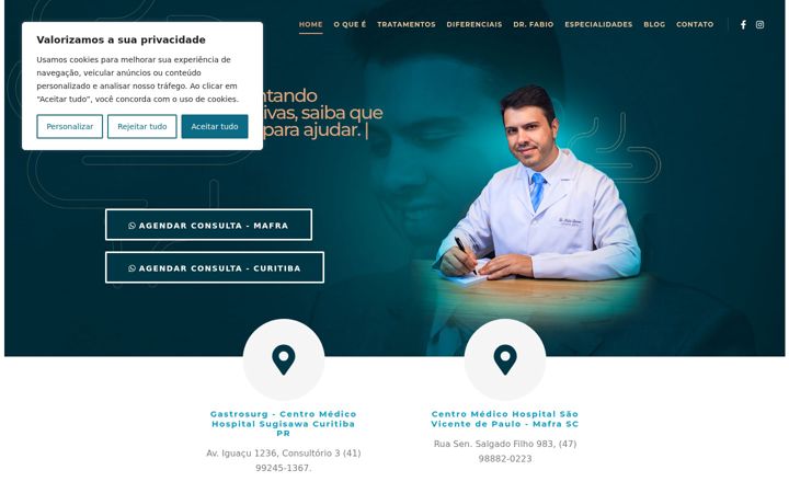 Ekrano kopija drfabiohbarros.com.br