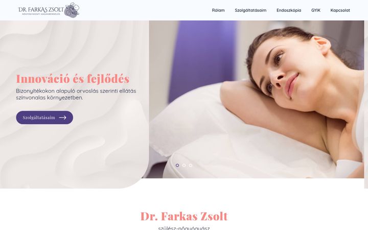 Ekrānuzņēmums no drfarkaszsolt.hu