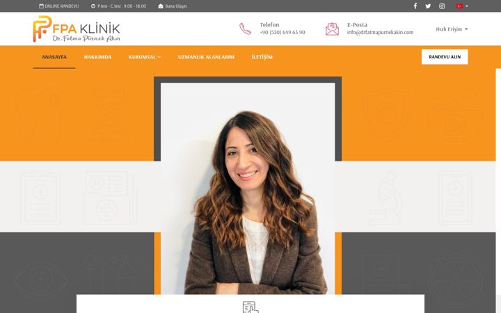 Screenshot of drfatmapurnekakin.com