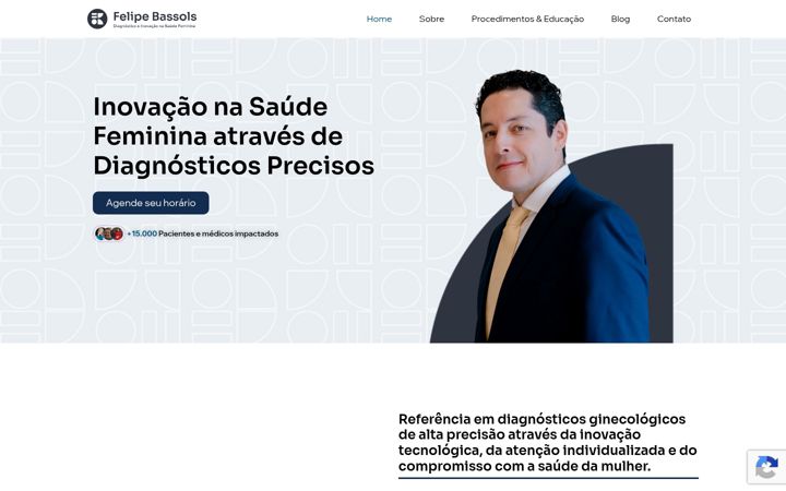 Ekrano kopija drfelipebassols.com.br