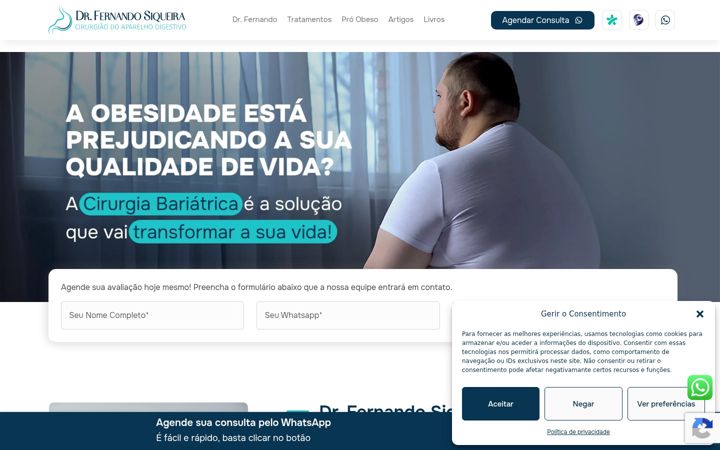 Screenshot von drfernandosiqueira.com.br