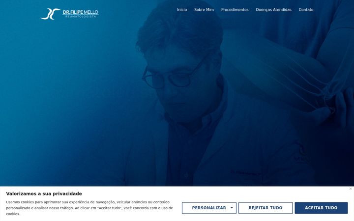 Screenshot von drfilipereumato.com.br