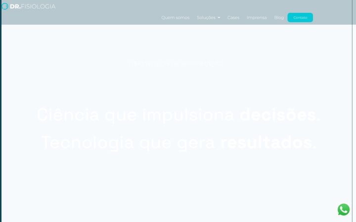 Screenshot von drfisiologia.com.br
