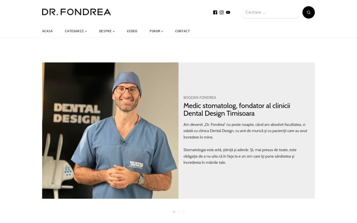 Screenshot of drfondrea.ro