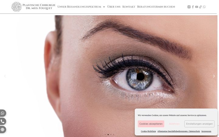 Screenshot of drfouquet.de