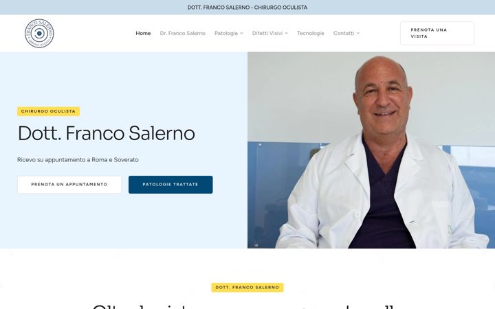 Screenshot of drfrancosalerno.it