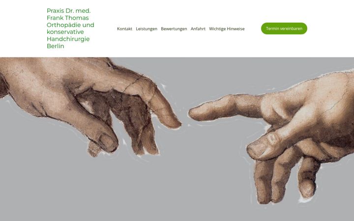Screenshot of drfrank-thomas.de