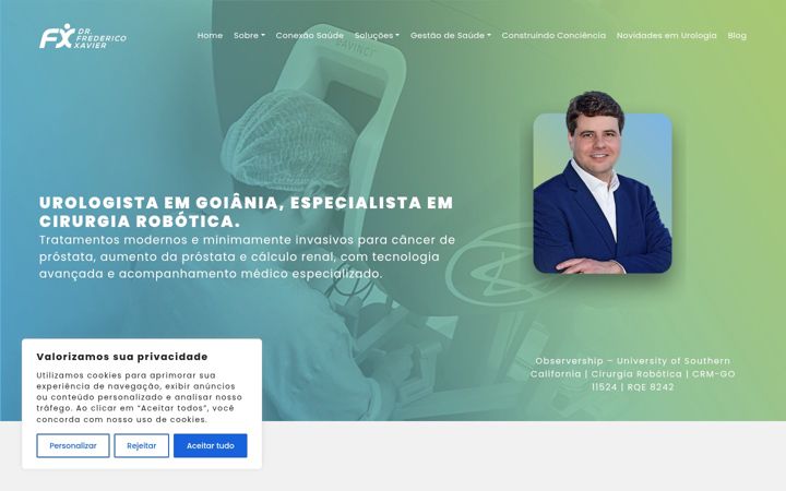 Screenshot von drfredericoxavier.com.br