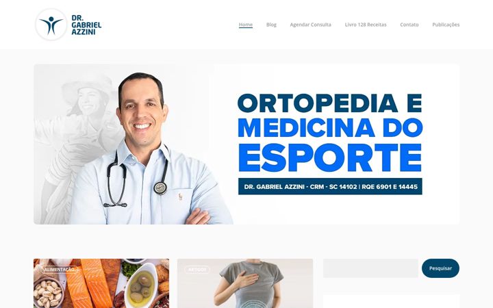 Screenshot von drgabrielazzini.com.br
