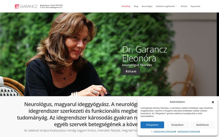 Képernyőkép: drgarancz.hu