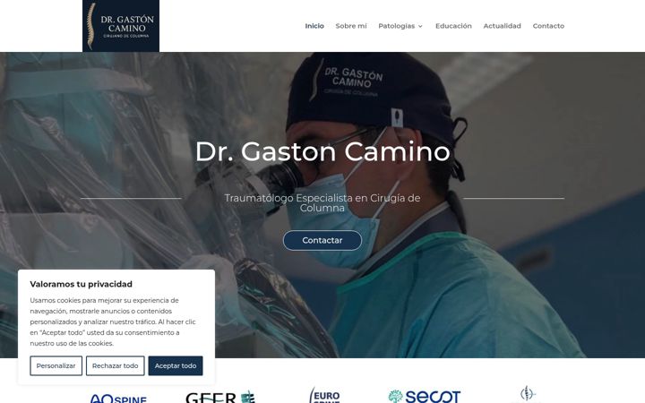 Screenshot of drgastoncamino.com