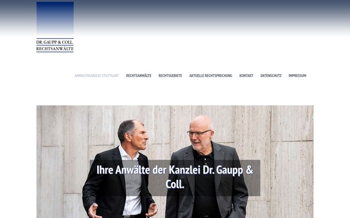 Screenshot of drgaupp.de