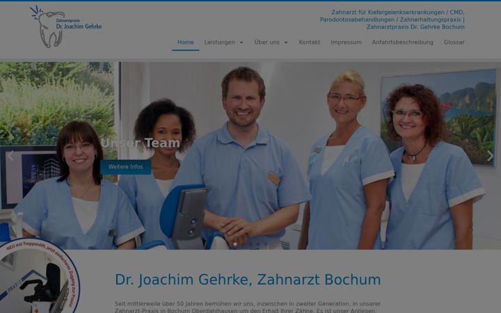 Screenshot of drgehrke.de