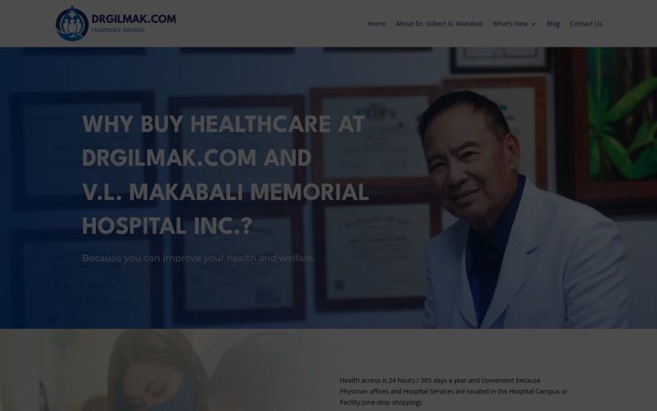 Screenshot of drgilmak.com