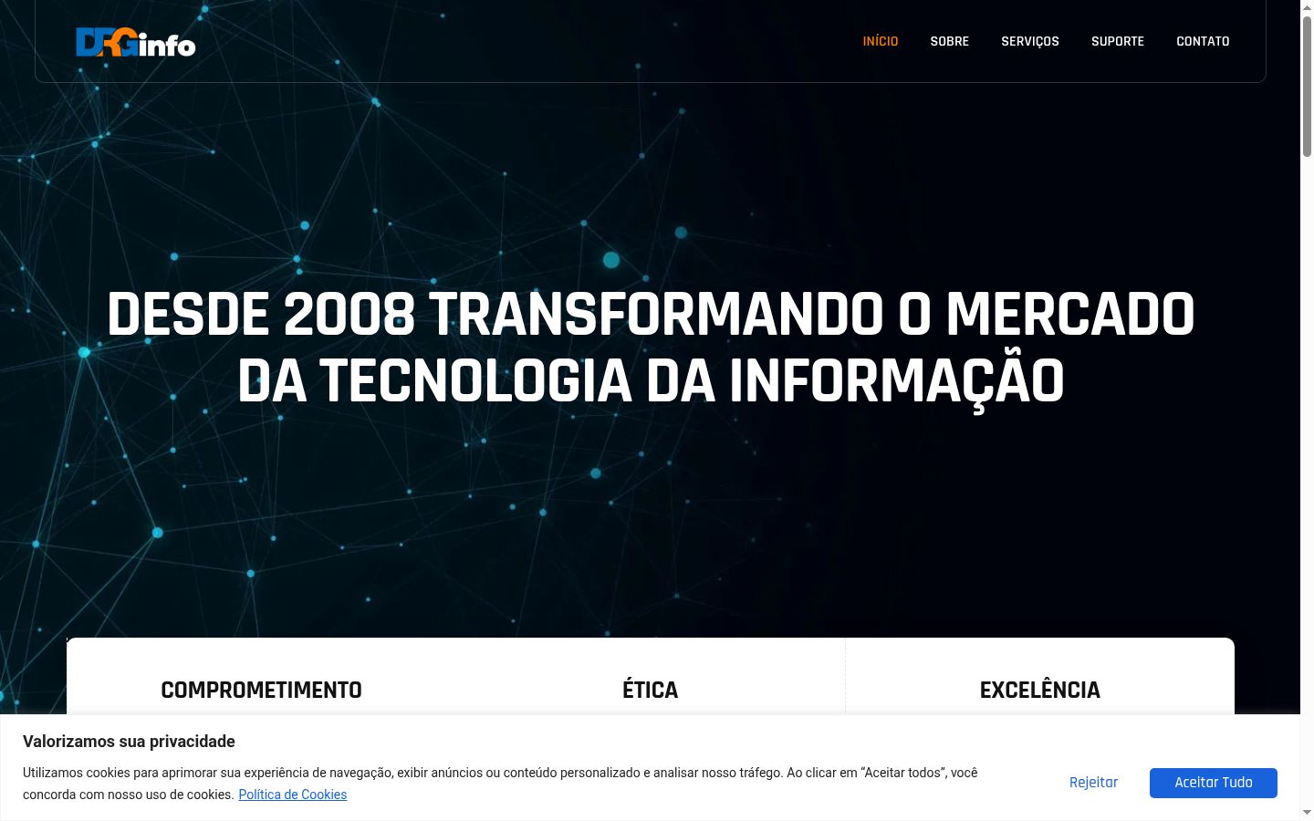 Sutikimo reklamjuostės, rodytos prieš bet kokią sąveiką, ekrano kopija