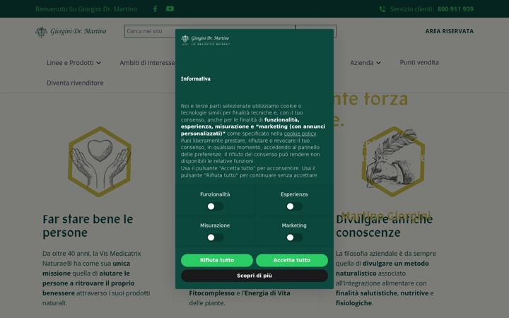 Screenshot of drgiorgini.it