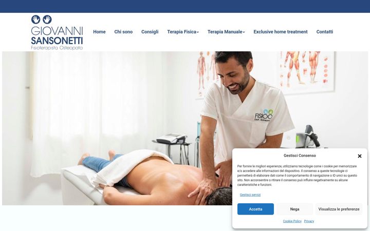 Screenshot of drgiovannisansonetti.it