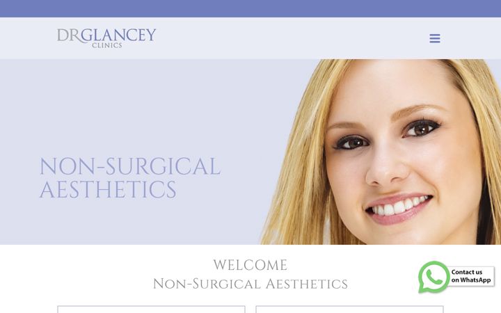 Screenshot of drglancey-clinics.com
