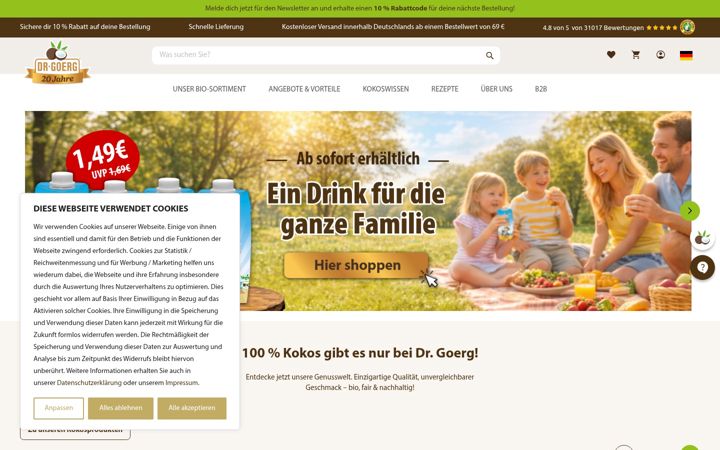 Screenshot of drgoerg.com