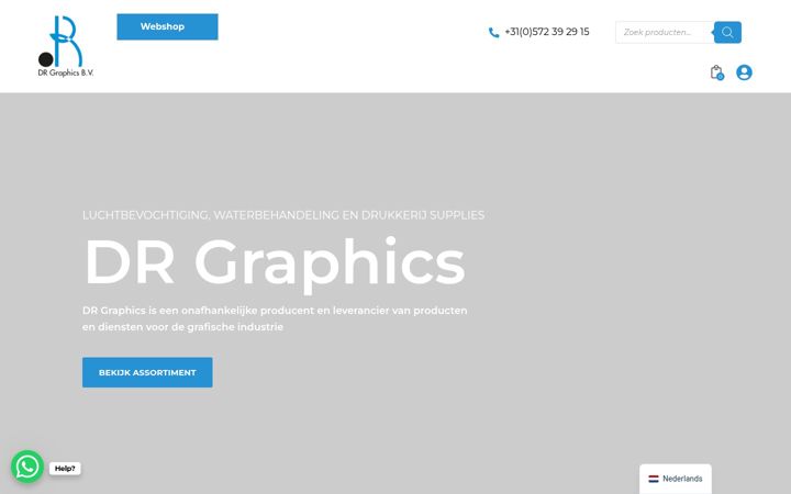 Screenshot of drgraphics.nl