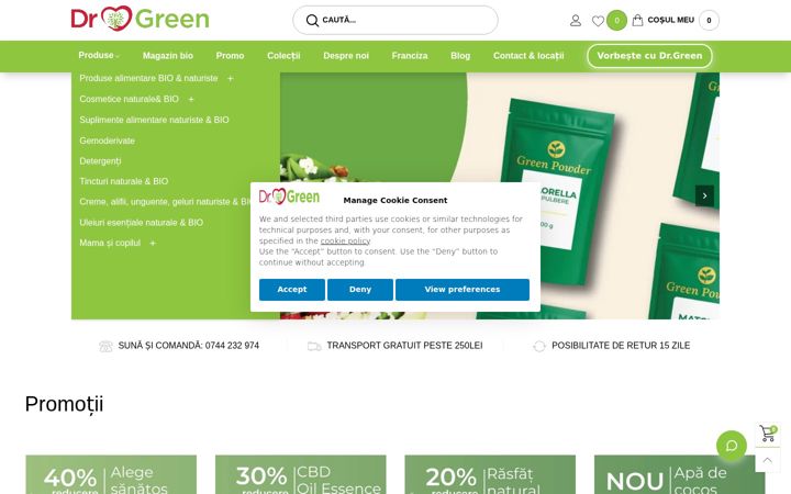 Screenshot of drgreen.ro