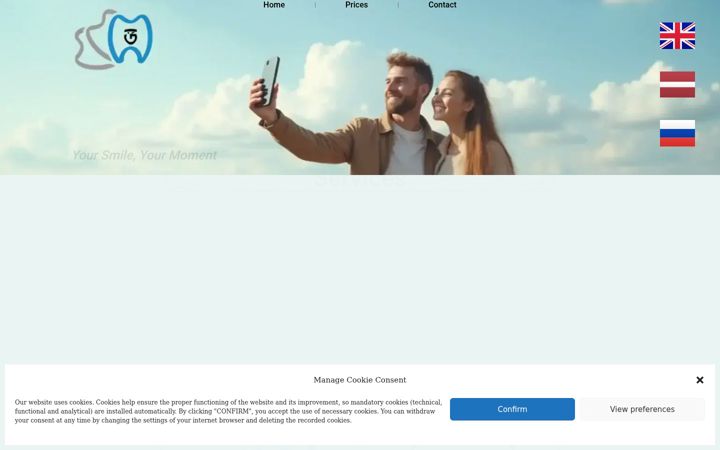 Screenshot of drgribalsky.com