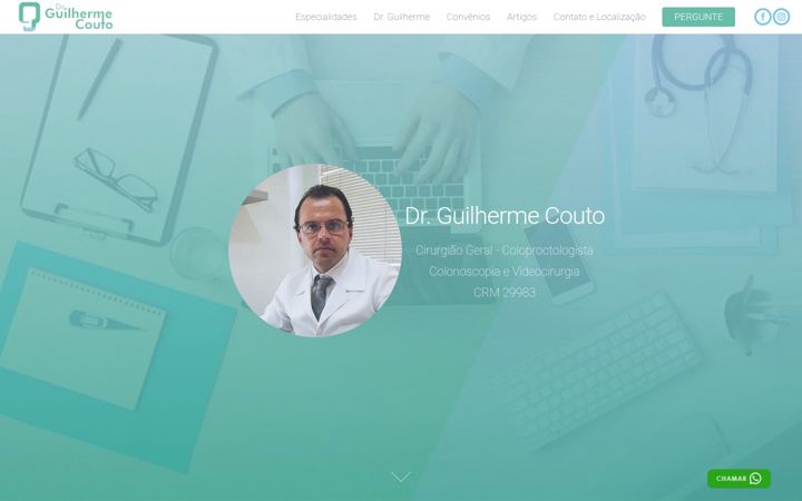 Screenshot von drguilhermecouto.com.br